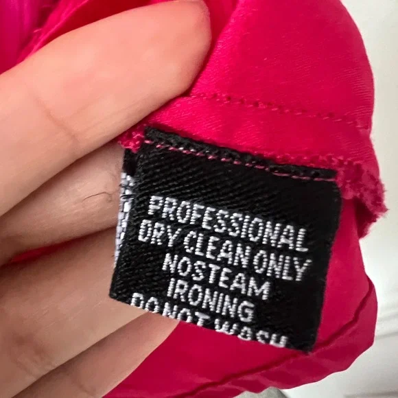 Karina Grimaldi Sz XS Carol Pink Mini Dress Eyelet Puff Sleeves 100% Cotton Boho - Picture 12 of 12